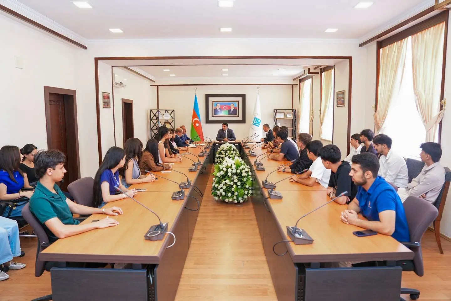 The rector of NSU met with students of the dual diploma program with Hungary