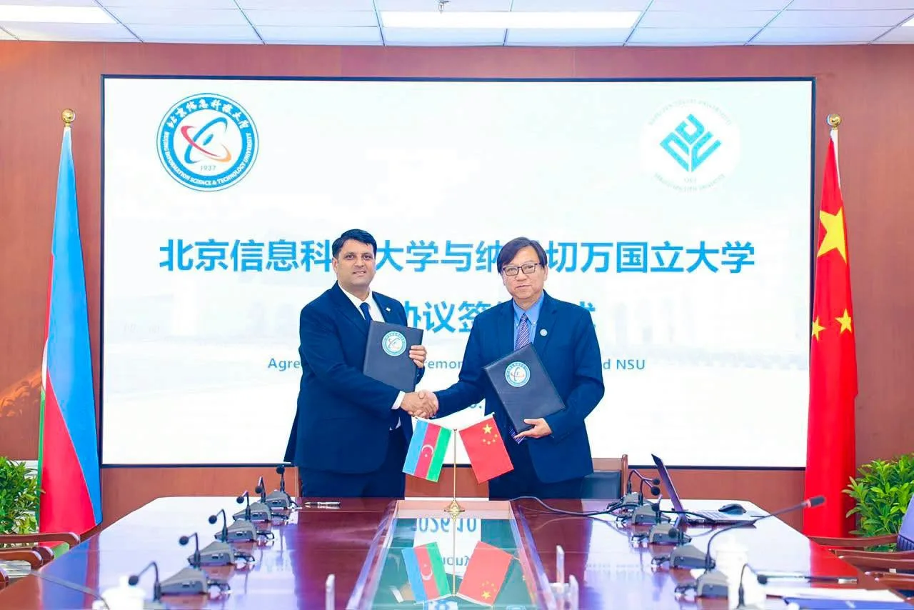 An agreement on a dual degree program was signed between NDU and the Chinese university