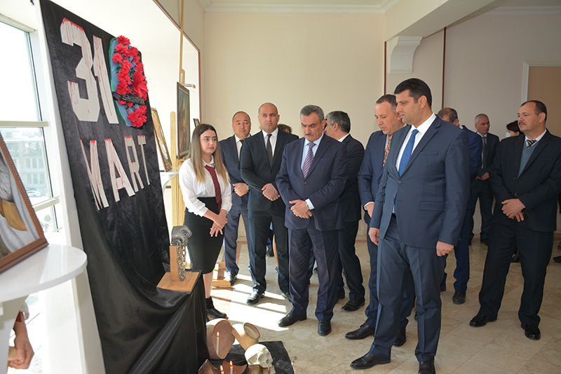 Naxçıvan Dövlət Universitetində 31 mart Azərbaycanlılarının soyqırımı günü qeyd edilib