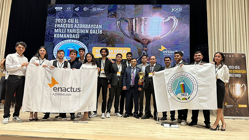Naxçıvan Dövlət Universitetinin ENACTUS komandası 2023 Enactus Azərbaycan Milli Yarışının qalibi olub